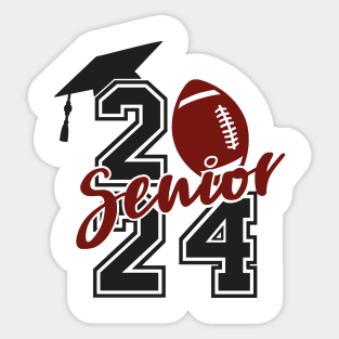 Senior 2024 Football Sticker